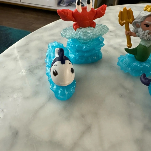 The Little Mermaid McDonalds Complete Toy Collection  all 8 included - Picture 7 of 7